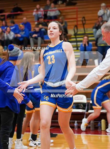 Thumbnail 2 in Danville vs. Crawfordsville (IHSAA 3A Sectional Semifinal) photogallery.