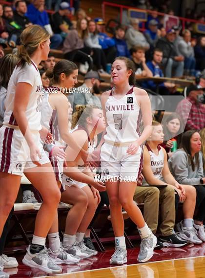 Thumbnail 3 in Danville vs. Crawfordsville (IHSAA 3A Sectional Semifinal) photogallery.