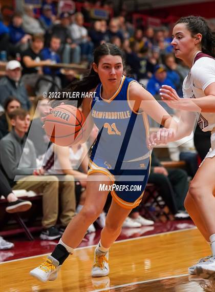 Thumbnail 1 in Danville vs. Crawfordsville (IHSAA 3A Sectional Semifinal) photogallery.