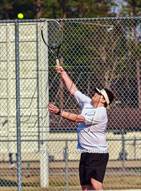 This MaxPreps.com professional photo is from the gallery White Oak @ Havelock which features Havelock high school athletes playing  Tennis.