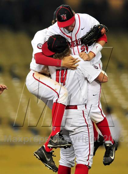 Thumbnail 1 in Harvard-Westlake vs. Marina (CIF SS D1 Final) photogallery.