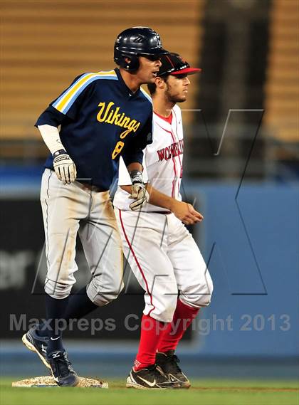 Thumbnail 2 in Harvard-Westlake vs. Marina (CIF SS D1 Final) photogallery.