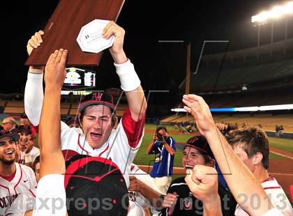 Thumbnail 2 in Harvard-Westlake vs. Marina (CIF SS D1 Final) photogallery.