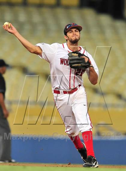 Thumbnail 2 in Harvard-Westlake vs. Marina (CIF SS D1 Final) photogallery.