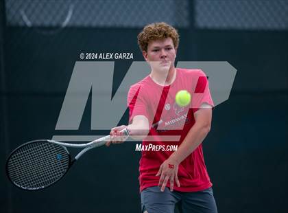 Thumbnail 3 in UIL 1A, 2A & 3A Tennis State Semifinals photogallery.