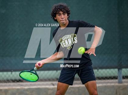 Thumbnail 2 in UIL 1A, 2A & 3A Tennis State Semifinals photogallery.