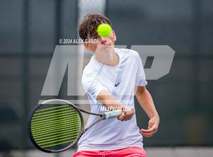 Thumbnail 2 in UIL 1A, 2A & 3A Tennis State Semifinals photogallery.