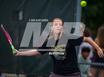 Thumbnail 2 in UIL 1A, 2A & 3A Tennis State Semifinals photogallery.