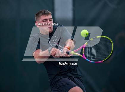 Thumbnail 2 in UIL 1A, 2A & 3A Tennis State Semifinals photogallery.