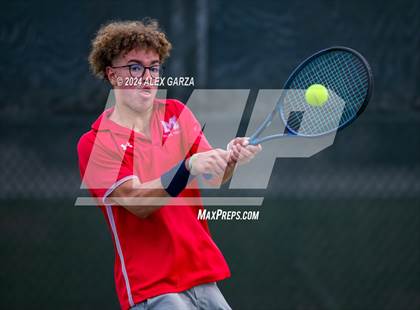 Thumbnail 2 in UIL 1A, 2A & 3A Tennis State Semifinals photogallery.
