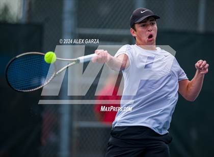 Thumbnail 2 in UIL 1A, 2A & 3A Tennis State Semifinals photogallery.