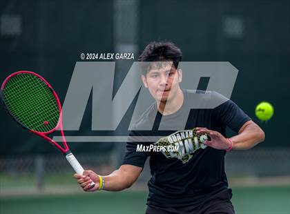 Thumbnail 3 in UIL 1A, 2A & 3A Tennis State Semifinals photogallery.