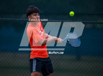 Thumbnail 1 in UIL 1A, 2A & 3A Tennis State Semifinals photogallery.