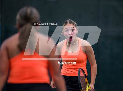 Thumbnail 1 in UIL 1A, 2A & 3A Tennis State Semifinals photogallery.