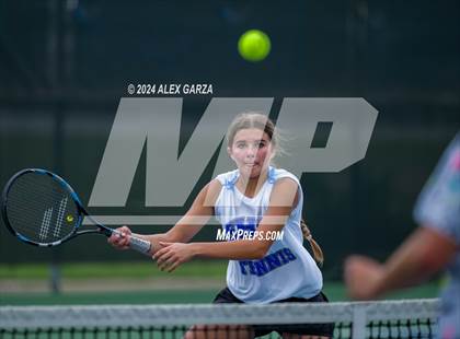 Thumbnail 2 in UIL 1A, 2A & 3A Tennis State Semifinals photogallery.
