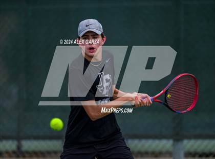 Thumbnail 3 in UIL 1A, 2A & 3A Tennis State Semifinals photogallery.