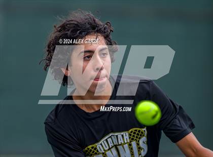 Thumbnail 1 in UIL 1A, 2A & 3A Tennis State Semifinals photogallery.