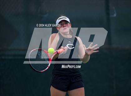 Thumbnail 1 in UIL 1A, 2A & 3A Tennis State Semifinals photogallery.