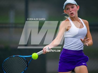 Thumbnail 2 in UIL 1A, 2A & 3A Tennis State Semifinals photogallery.