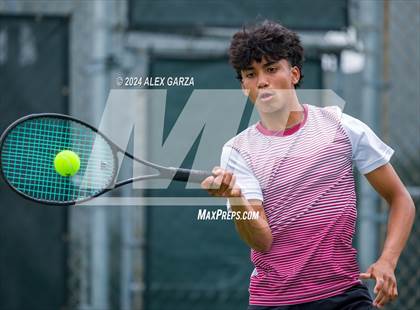 Thumbnail 1 in UIL 1A, 2A & 3A Tennis State Semifinals photogallery.