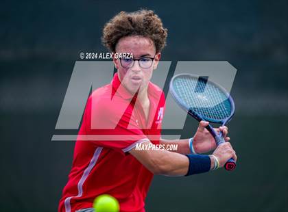 Thumbnail 1 in UIL 1A, 2A & 3A Tennis State Semifinals photogallery.