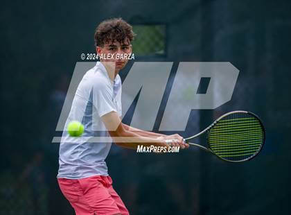 Thumbnail 2 in UIL 1A, 2A & 3A Tennis State Semifinals photogallery.