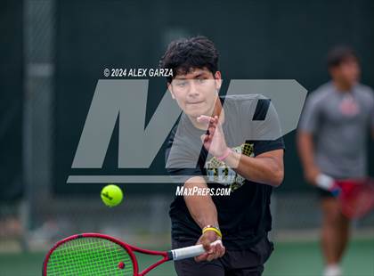 Thumbnail 2 in UIL 1A, 2A & 3A Tennis State Semifinals photogallery.