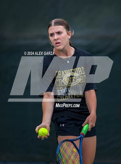 Thumbnail 3 in UIL 1A, 2A & 3A Tennis State Semifinals photogallery.