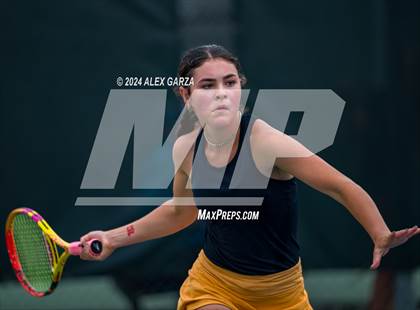 Thumbnail 1 in UIL 1A, 2A & 3A Tennis State Semifinals photogallery.