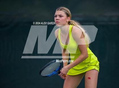 Thumbnail 2 in UIL 1A, 2A & 3A Tennis State Semifinals photogallery.
