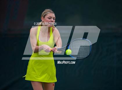 Thumbnail 3 in UIL 1A, 2A & 3A Tennis State Semifinals photogallery.