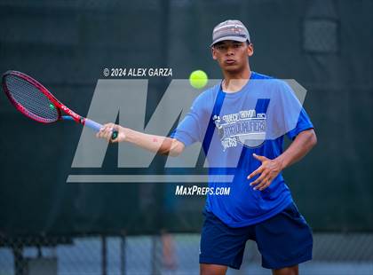 Thumbnail 3 in UIL 1A, 2A & 3A Tennis State Semifinals photogallery.