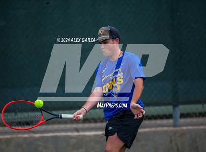 Thumbnail 2 in UIL 1A, 2A & 3A Tennis State Semifinals photogallery.