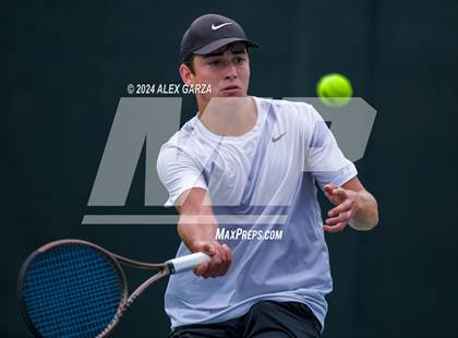 Thumbnail 3 in UIL 1A, 2A & 3A Tennis State Semifinals photogallery.
