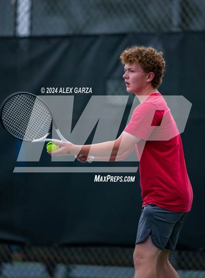 Thumbnail 2 in UIL 1A, 2A & 3A Tennis State Semifinals photogallery.