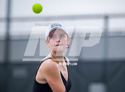 Thumbnail 2 in UIL 1A, 2A & 3A Tennis State Semifinals photogallery.