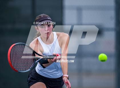 Thumbnail 1 in UIL 1A, 2A & 3A Tennis State Semifinals photogallery.