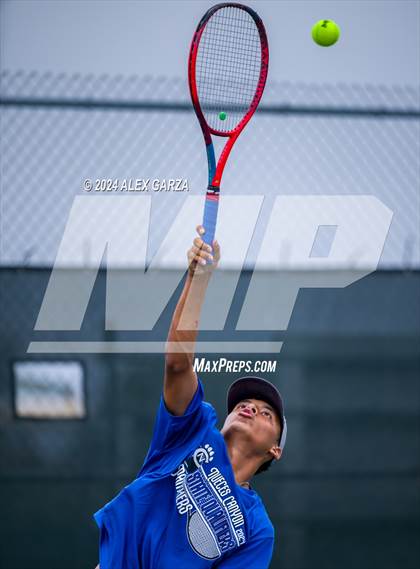 Thumbnail 1 in UIL 1A, 2A & 3A Tennis State Semifinals photogallery.