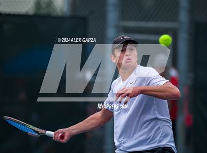 Thumbnail 1 in UIL 1A, 2A & 3A Tennis State Semifinals photogallery.
