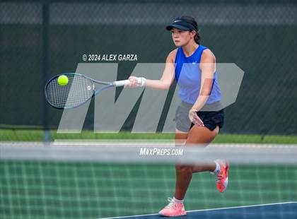 Thumbnail 1 in UIL 1A, 2A & 3A Tennis State Semifinals photogallery.