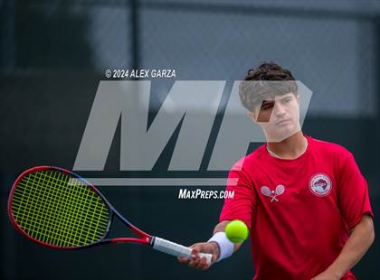 Thumbnail 1 in UIL 1A, 2A & 3A Tennis State Semifinals photogallery.