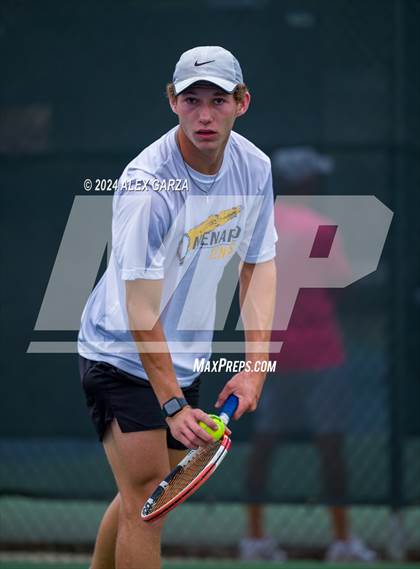 Thumbnail 1 in UIL 1A, 2A & 3A Tennis State Semifinals photogallery.