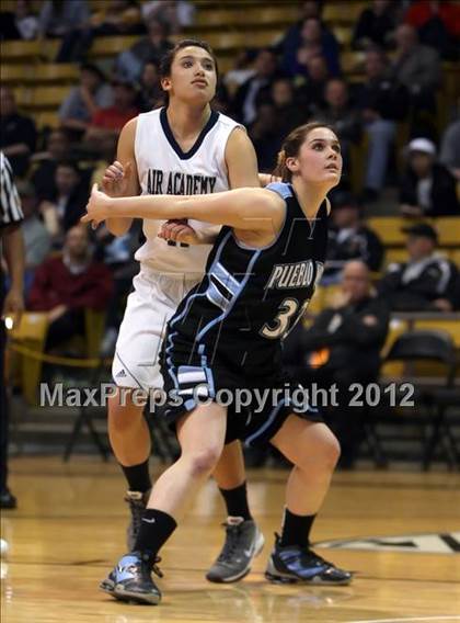 Thumbnail 1 in Air Academy vs. Pueblo West (CHSAA 4A Semifinal) photogallery.