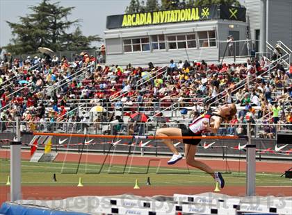 Thumbnail 1 in Arcadia Invitational (Womens Field Events) photogallery.