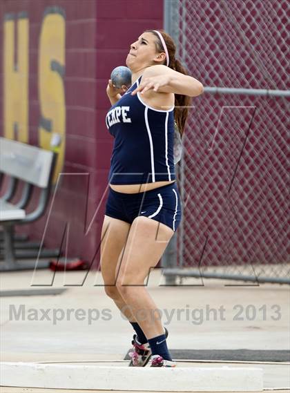Thumbnail 1 in Arcadia Invitational (Womens Field Events) photogallery.