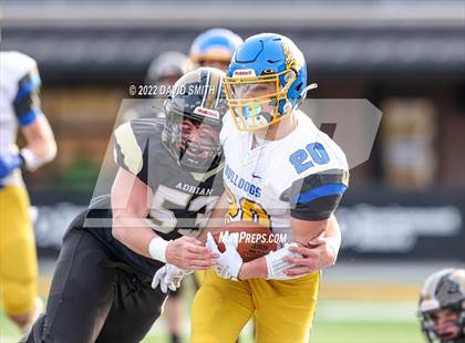 Thumbnail 3 in Adrian vs. East Buchanan (MSHSAA Class 1 Championship) photogallery.