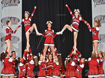 Thumbnail 2 in PIAA Competitive Spirit Championships (Large Squad Cheerbacks) photogallery.