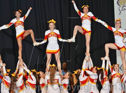 Thumbnail 2 in PIAA Competitive Spirit Championships (Large Squad Cheerbacks) photogallery.