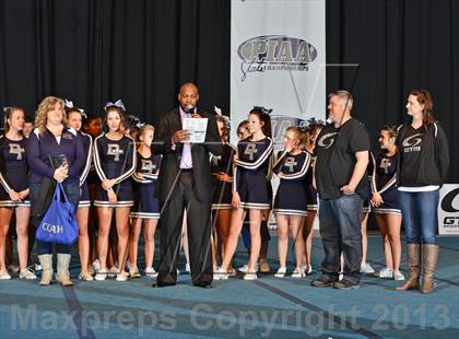 Thumbnail 2 in PIAA Competitive Spirit Championships (Large Squad Cheerbacks) photogallery.