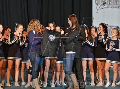 Thumbnail 1 in PIAA Competitive Spirit Championships (Large Squad Cheerbacks) photogallery.